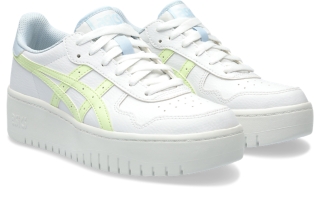 Women's JAPAN S PF | White/Illuminate Yellow | Sportstyle Shoes