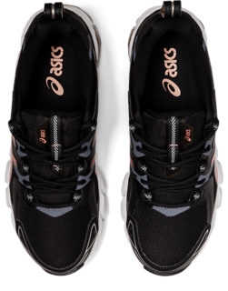 Women's black and rose best sale gold asics