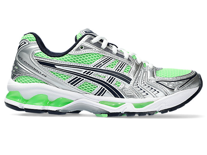 Image 1 of 7 of Women's Bright Lime/Midnight GEL-KAYANO 14 Women's SportStyle Shoes