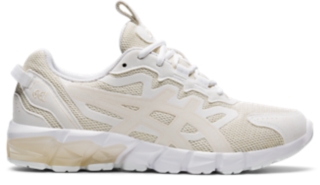 Women s GEL QUANTUM 90 3 White Birch Sportstyle Shoes ASICS