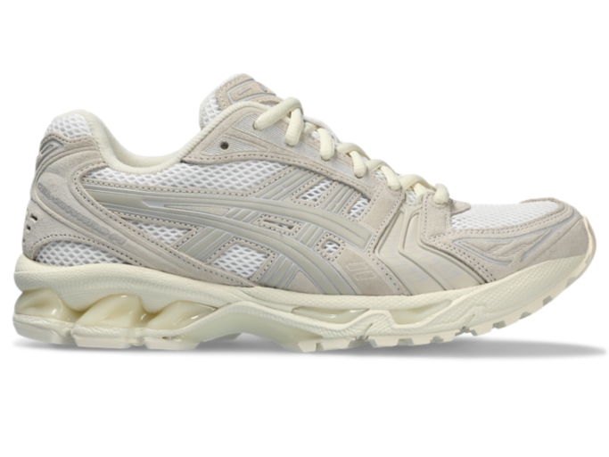 GEL KAYANO 14 Women White Smoke Grey Women s Sportstyle Shoes ASICS United States