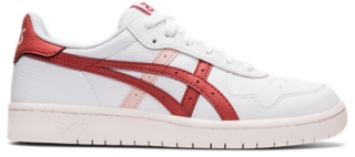 Womens white leather asics