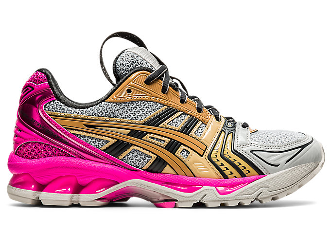 Image 1 of 7 of UB1-S GEL-KAYANO 14 color Oyster Grey/Pink Glo