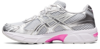 Pink and hotsell grey asics