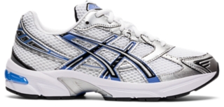 Asics hotsell blanche bleu