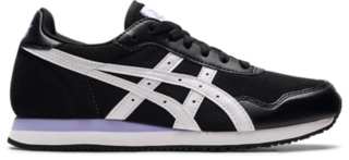 Women s TIGER RUNNER Black White Sportstyle Shoes ASICS