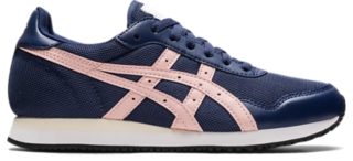 Women s TIGER RUNNER Thunder Blue Ginger Peach Sportstyle