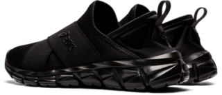 Asics black shop leather womens shoes