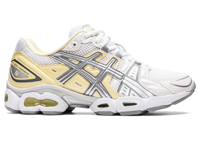 Women's GEL-NIMBUS 9 | White/Butter | Sportstyle | ASICS Australia