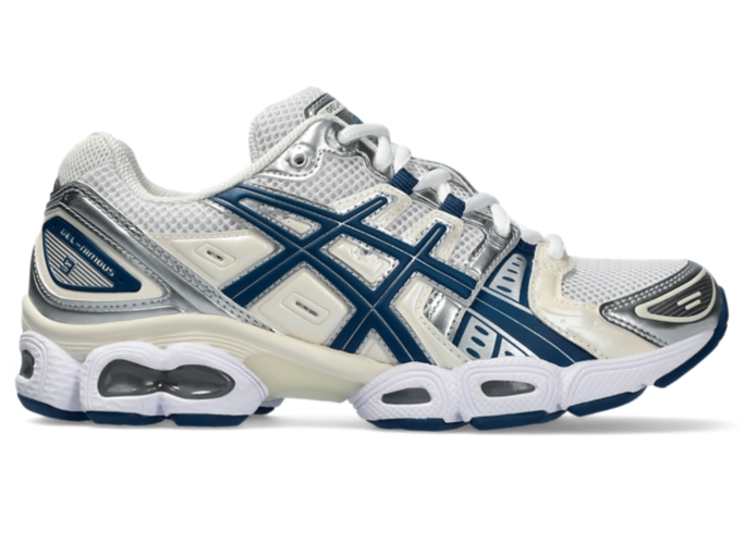 GEL-NIMBUS 9 | WHITE/LIGHT INDIGO | スポーツスタイル メンズ スニーカー【ASICS公式】