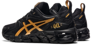 GEL QUANTUM 180 Women Black Pure Gold Women s Sportstyle Shoes ASICS United States