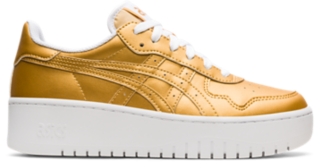 Gold on sale asics sneakers