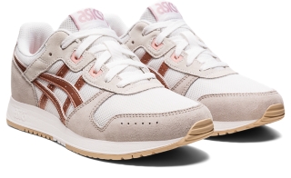 Asics white outlet and rose gold