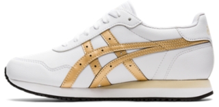 Women s TIGER RUNNER White Champagne Sportstyle ASICS Australia