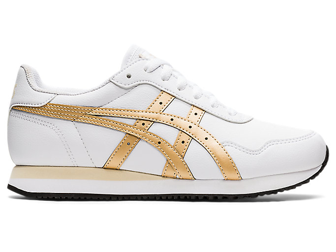 Alternative image view of TIGER RUNNER,  White/Champagne