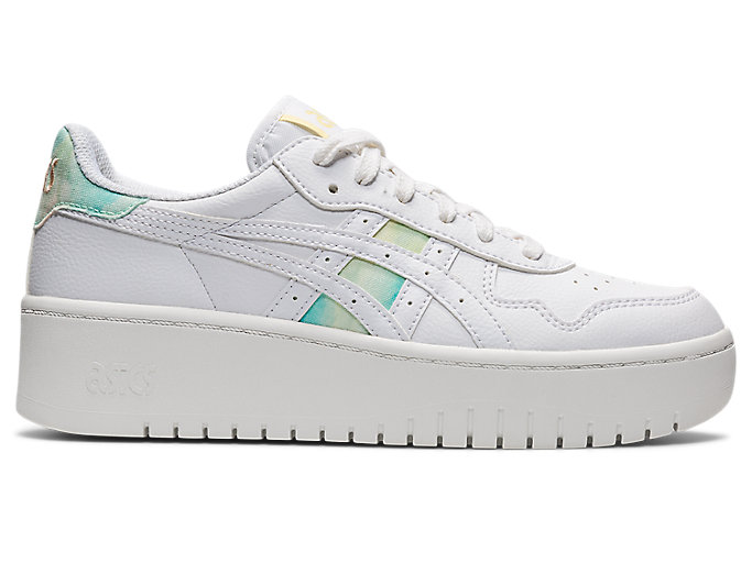 Image 1 of 7 of Women's White/Oasis Green JAPAN S PF Women's Sportstyle Shoes & Trainers