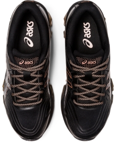 Asics kayano black and gold sale