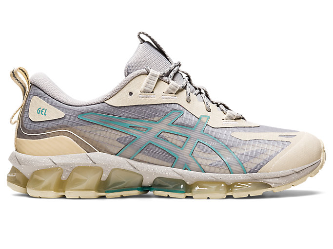 Image 1 of 7 of Women's Oyster Grey/Vanilla GEL-QUANTUM 360 VII Women's Sportstyle Shoes