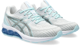 Tenis asics gel quantum 180 branco lim茫o turquesa outlet feminino