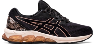 Asics glideride womens black hotsell rose gold