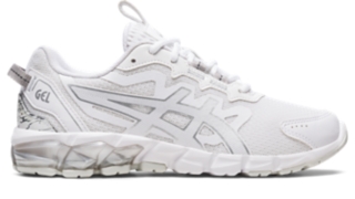 GEL QUANTUM 90 MARBLE SHINE Women White Pure Silver Womens Sportstyle Shoes and Sneakers ASICS Australia