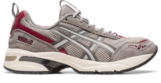 Asics grey trainers womens on sale