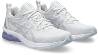 Women's GEL-QUANTUM 90 IV | White/Faded Ash Rock | Sportstyle Shoes | ASICS