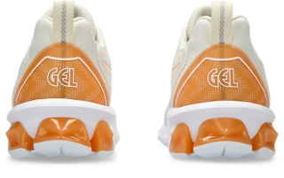 Asics gel quantum 90 best sale blanche orange