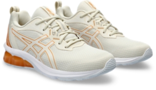 Asics gel quantum 90 outlet blanche orange