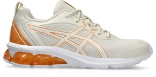 Women's GEL-QUANTUM 90 IV | Birch/Orange Lily | Sportstyle Shoes | ASICS