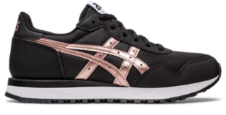 Women s TIGER RUNNER II Black Rose Gold SportStyle ASICS IE