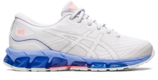 White and best sale blue asics