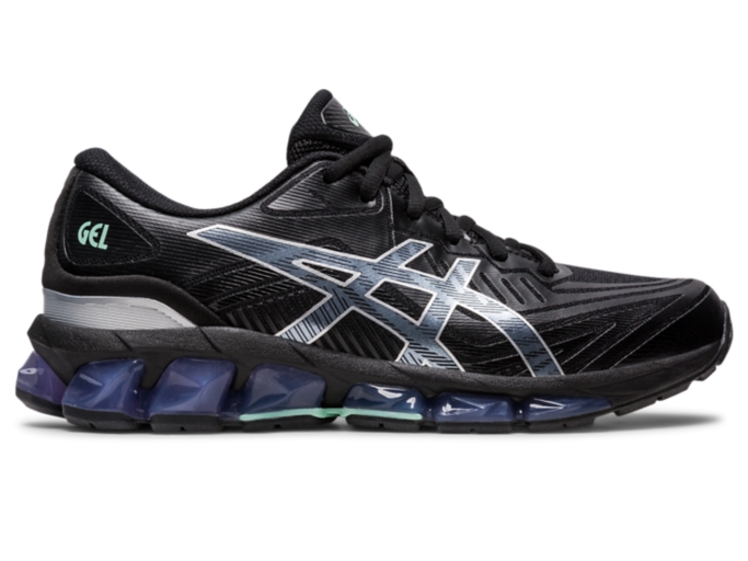 Asics black shop and gold womens