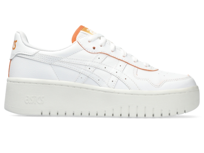 Women's JAPAN S PF | White/Orange Lily | Sportstyle Shoes | ASICS