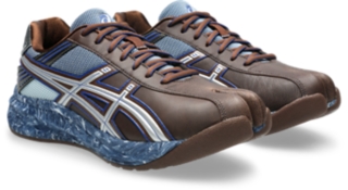 KIKO KOSTADINOV x LYASA FF II, Reddish Brown/Asics Blue 2