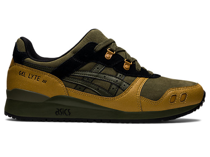 Image 1 of 7 of Unisex Olive Canvas/Tan Presidio GEL-LYTE III OG Men's Sportstyle Shoes & Trainers