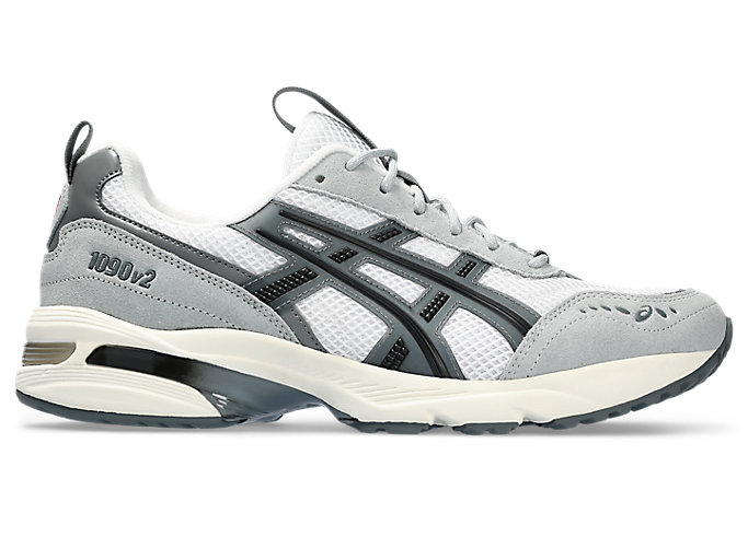 Image 1 of 7 of Unisex White/Steel Grey GEL-1090™ v2 Unisex sportstyle schoenen