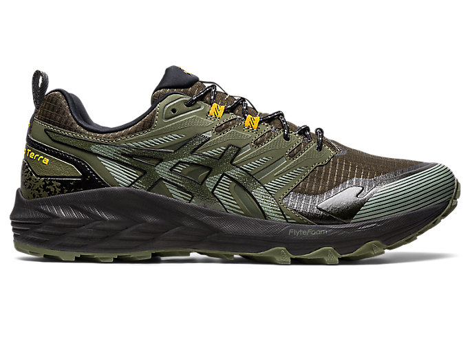 Image 1 of 7 of Unisex Olive Canvas/Sunflower GEL-TRABUCCO TERRA Zapatillas SporStyle para hombre