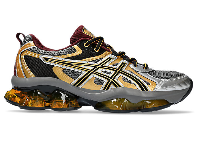 Image 1 of 7 of Unisex Carbon/Pure Gold GEL-QUANTUM KINETIC Unisex SportStyle Shoes