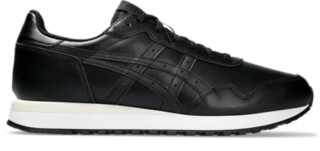 Black store leather asics