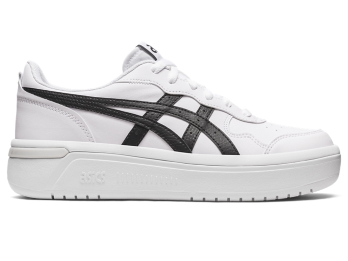 Basket asics shop fille noir