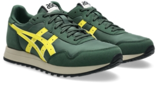 รูปภาพ 2 จาก 8 ถึง Unisex FOREST NIGHT/BRIGHT YELLOW TIGER RUNNER II Unisex Sportstyle Shoes