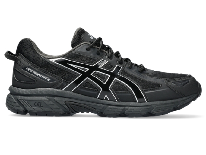 GEL VENTURE 6 Unisex Black Black Unisex SportStyle Shoes ASICS UK