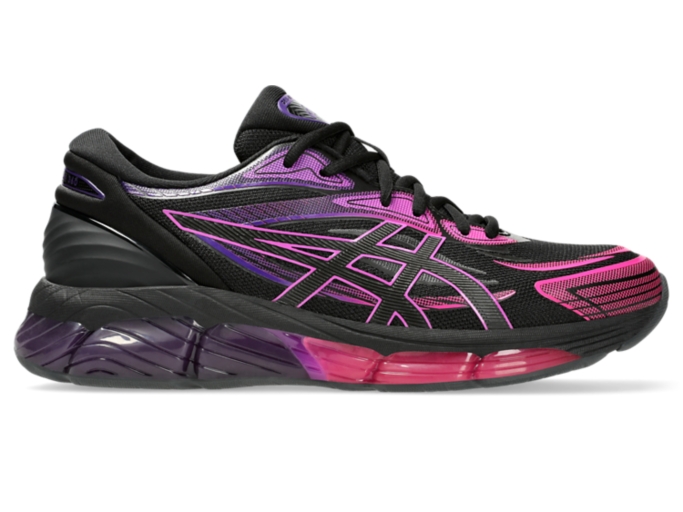 Black and pink asics on sale