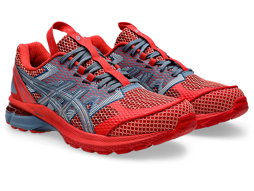 Zoom image of Image 2 of 8 of Unisex Classic Red/Wood Crepe US4-S GEL-TERRAIN Sportstyle Shoes