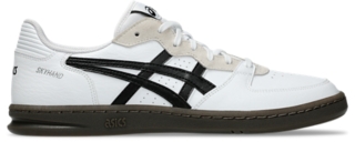 Asics white black online