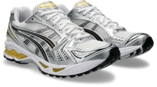 GEL-KAYANO 14, White/Tai Chi Yellow