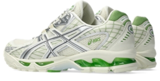 Image 3 of 8 of Unisex IVORY/PIQUANT GREEN GEL-NIMBUS 10.1 Unisex Sportstyle Shoes And Sneakers
