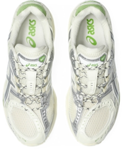 Image 6 of 8 of Unisex IVORY/PIQUANT GREEN GEL-NIMBUS 10.1 Unisex Sportstyle Shoes And Sneakers