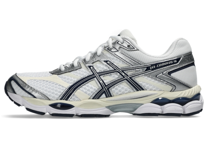 GEL-CUMULUS 16 | Unisex | WHITE/MIDNIGHT | All Sportstyle Shoes | ASICS ...